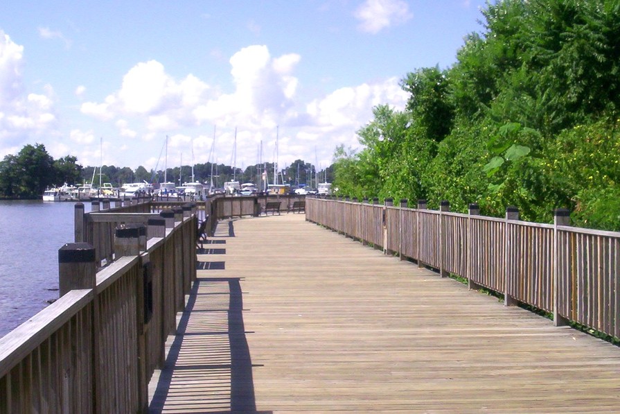 Havre de Grace, MD: Boardwalk in Havre De Grace