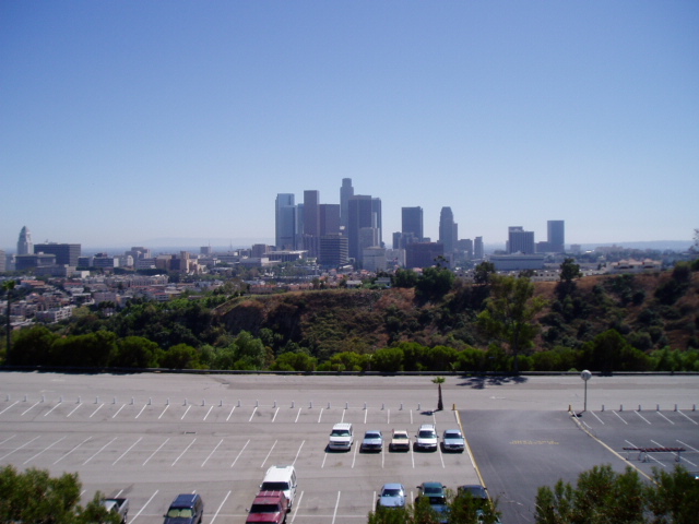 Los Angeles, CA: LA from the dodger stadium