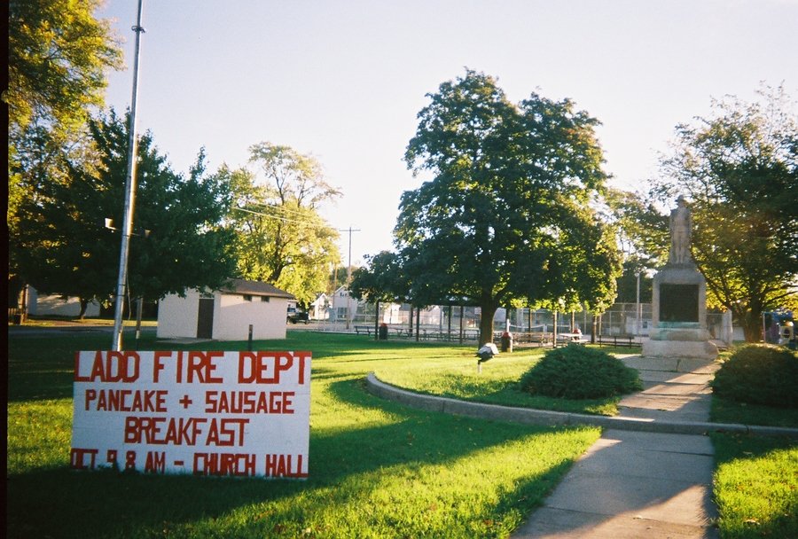 Ladd, IL: Village Park and Veteran's Memorial, October 8, 2005