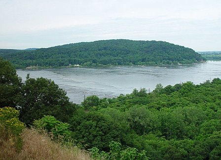 Columbia, PA: Overlooking the Susquehanna River from Chickies Rock County Park. User comment: Chickies Rock is closer to Marietta PA than it is to Columbia.