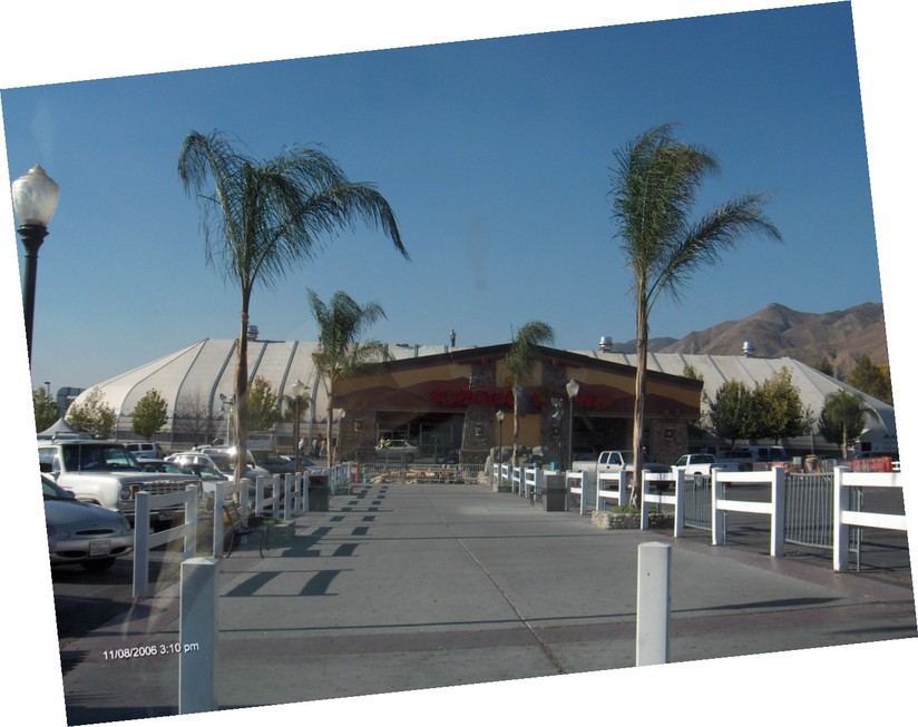 San Jacinto, CA: Frontal View of Soboba Casino, San Jacinto, CA