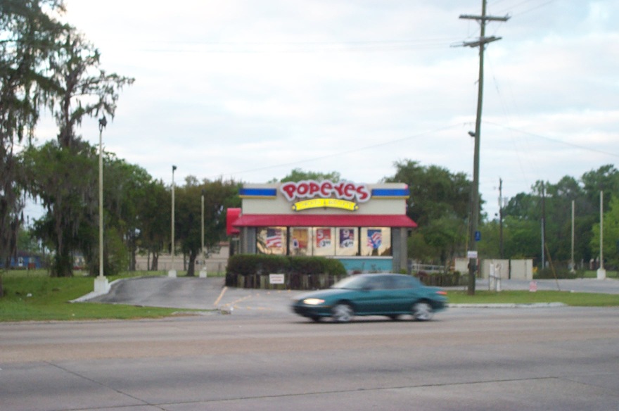 Houma, LA HWY 3040 AND COLUMBUS ST. LOOKING SOUTHWEST photo, picture
