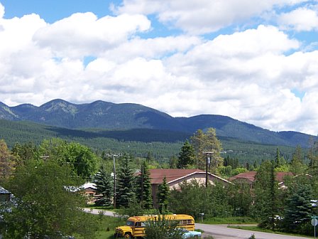 Whitefish, MT: View from the Viaduct looking eastward