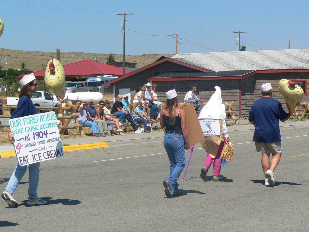 Wilsall, MT: Downtown Wilsall Parade in the Summer