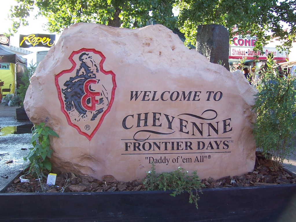Cheyenne, WY: Cheyenne Frontier Days Rodeo Sign