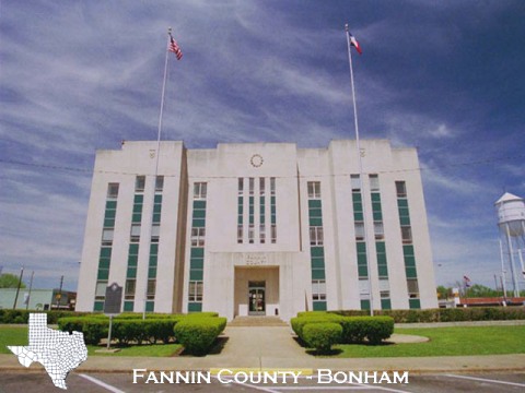 Bonham, TX: Bonham Courthousw Square,County Seat of Fannin County,Texas