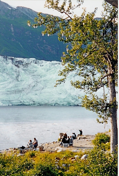 Cordova, AK: Salmon fishing in the Copper River at Childs Glacier, Cordova, Alaska