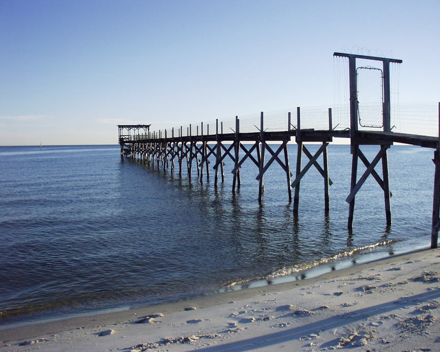 Pass Christian MS Fishing Pier At Pass Christian Pre Katrina Photo 