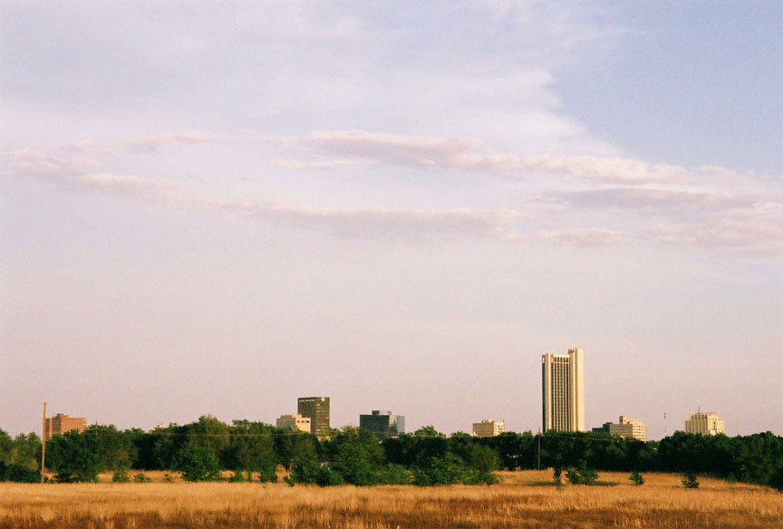 Amarillo, TX: Distant view of downtown