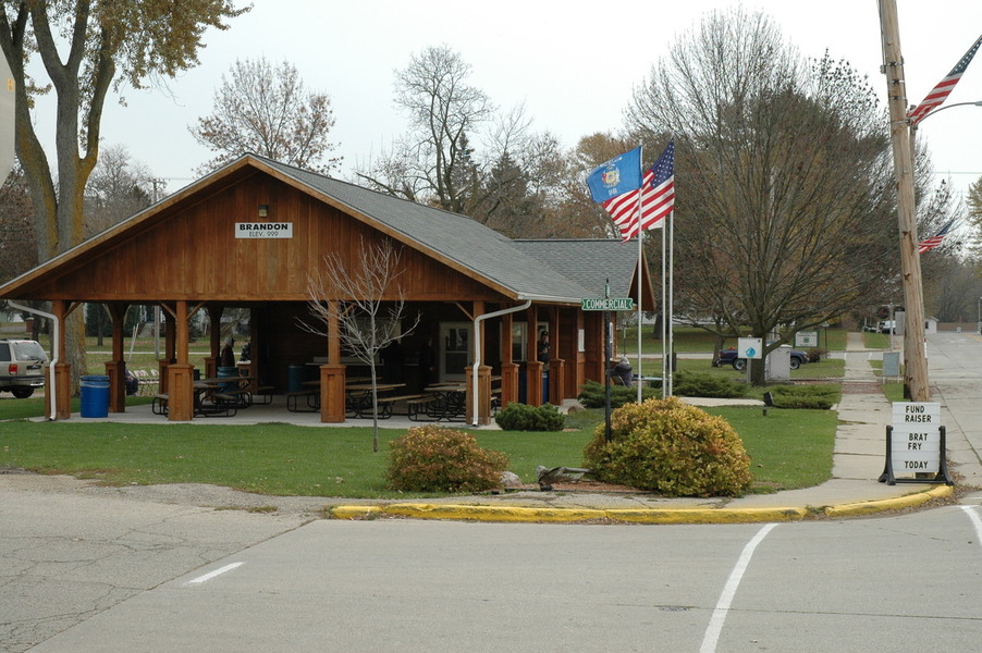 Brandon, WI: Town Square in the heart of Brandon