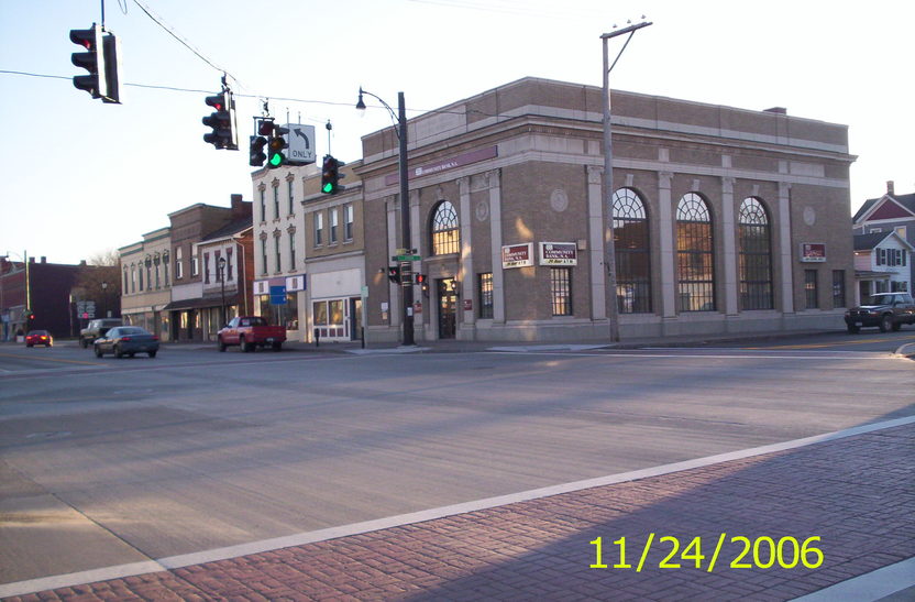 Mount Morris, NY Historic Operal House Community Bank, Main Street