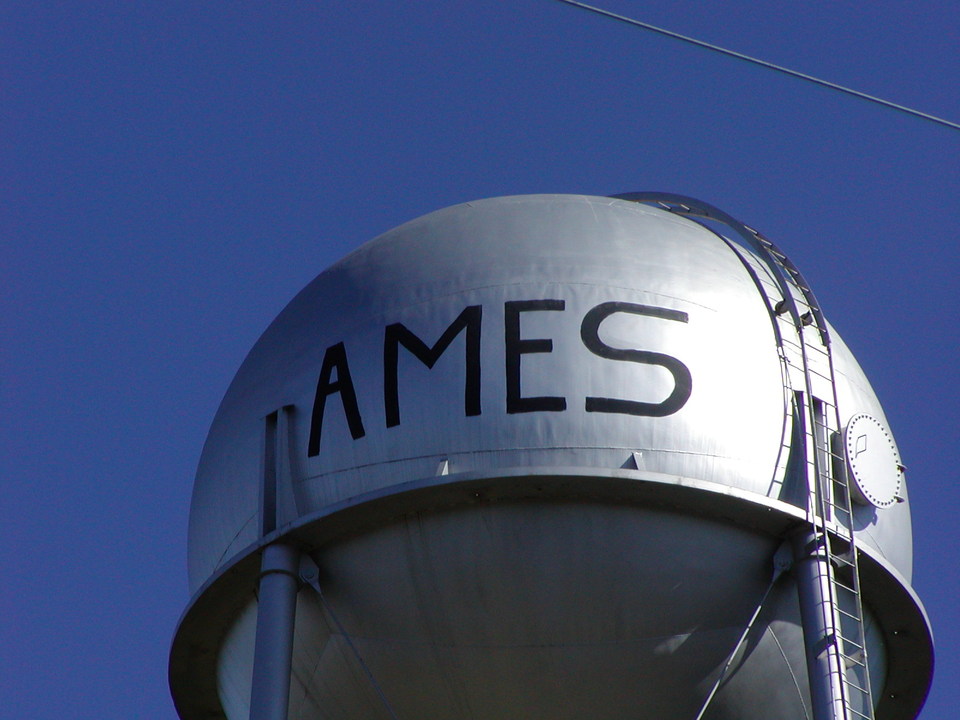 Ames, TX: The water tower in Ames,TX