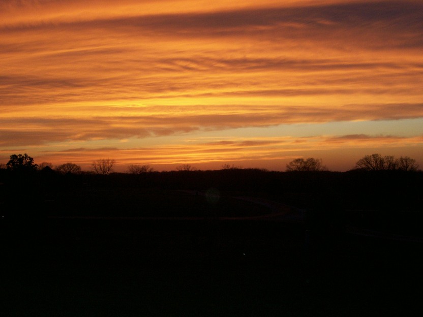 Nixa, MO: Nixa's amazing sunset sky