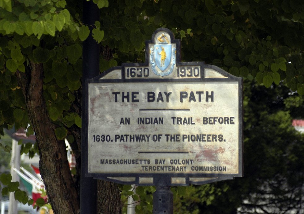 Hopkinton, MA: Main Street in Hopkinton, originally the Bay Path many years ago.