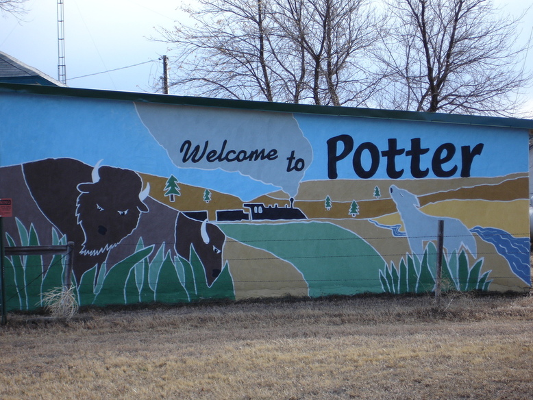 Potter, NE: Welcome Mural