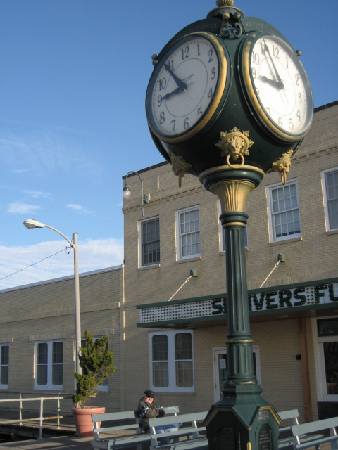 Ocean City, NJ: Ocean City Clock on the boardwalk at 9th Street