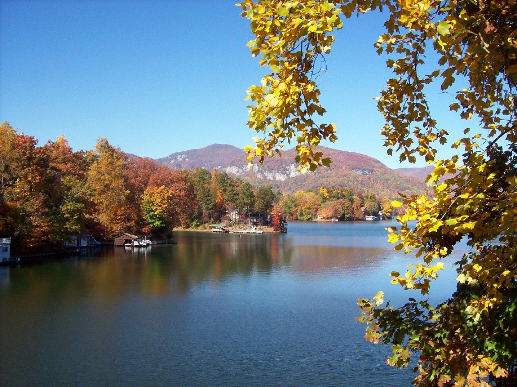 Lake Lure, NC : fall in Lake Lure photo, picture, image (North Carolina ...