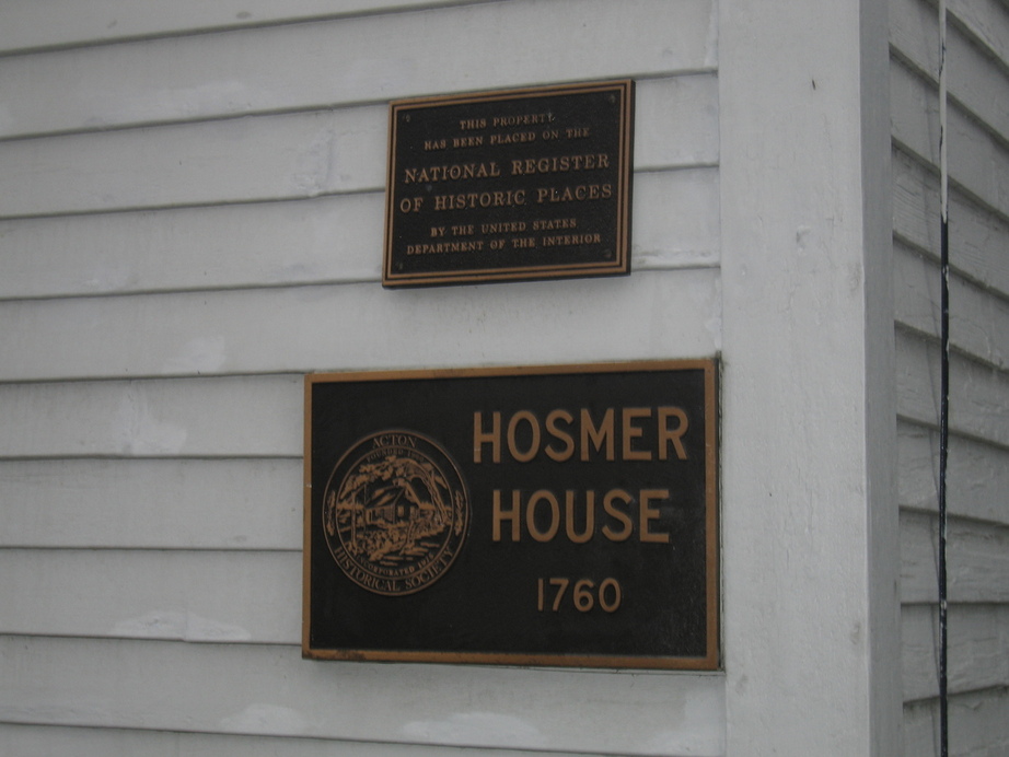 Acton, MA: Hosmer House, Acton MA