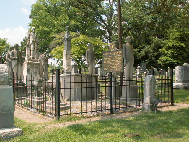 Mayfield, KY: Wooldridge Monuments in Maplewood Cemetery