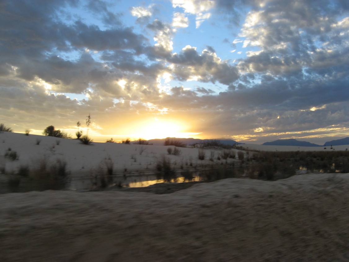 White Sands, NM: Leaving White Sands National Park