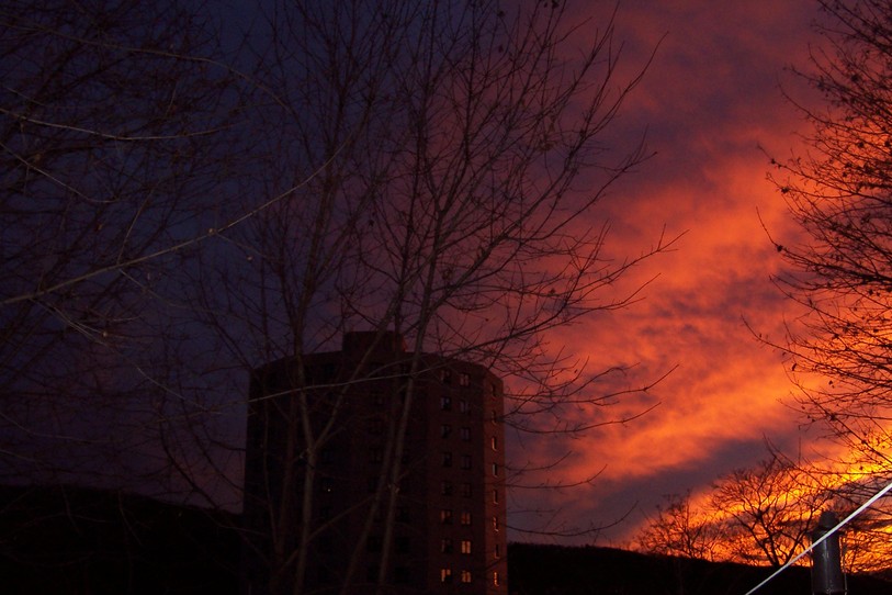 Schuylkill Haven, PA: This is the High Rise in Schuylkill Haven with a magnificent sunset