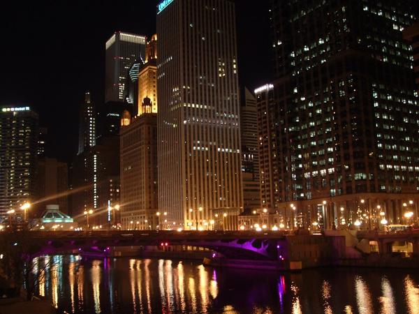 Chicago, IL: Night In Lakeshore Drive