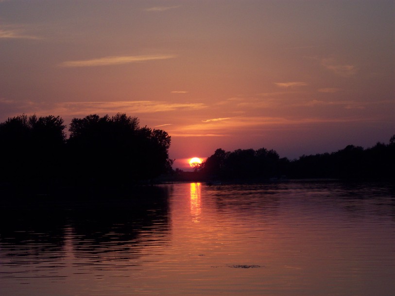 Silver Lake, IN: This is a picture of Silver Lake taken on 5-28-06 towards evening. I was taken on the east side of the lake off Coy Ave.