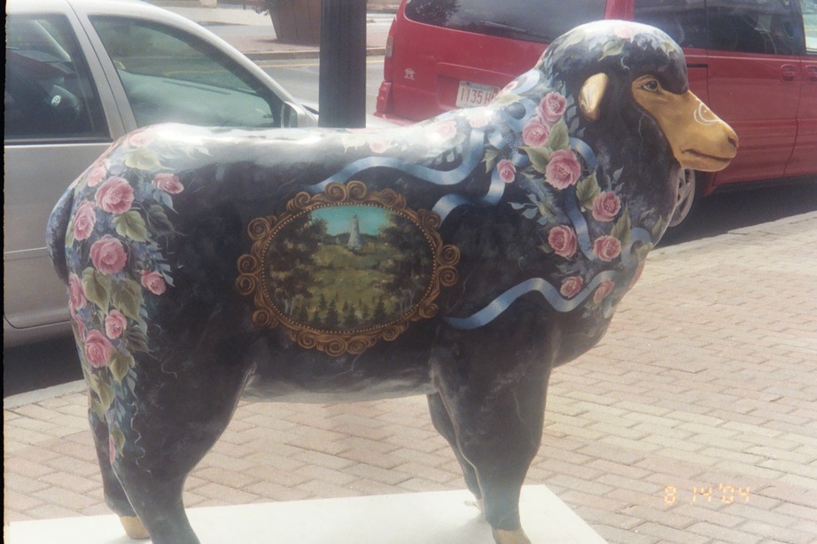 Pittsfield, MA: Sheeptacular event in Downtown Pittsfield, MA. A Mount Greylock sheep.
