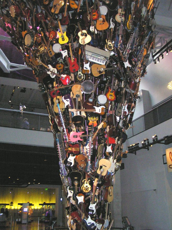 Seattle, WA : Guitar tower, Experience Music Project, Seattle photo