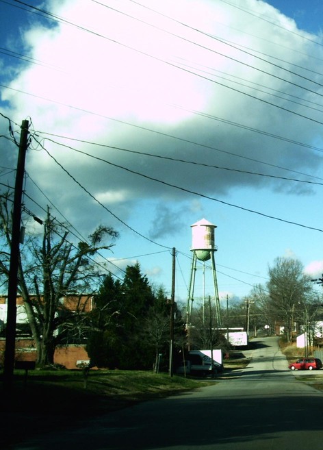 Liberty, SC: Old water tower, Liberty, SC