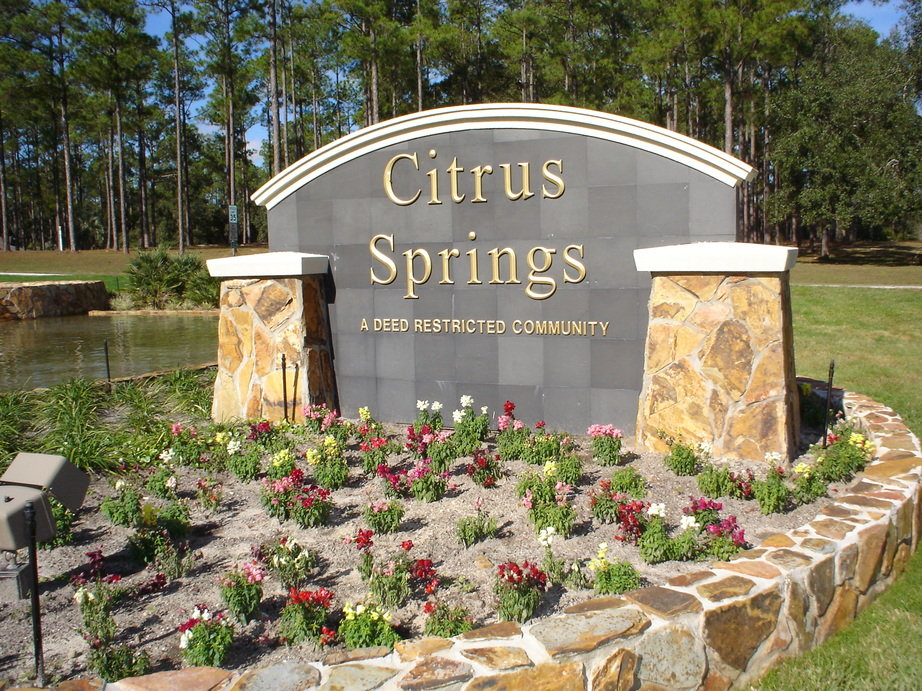 Citrus Springs, FL: Citrus Springs Main Entrance