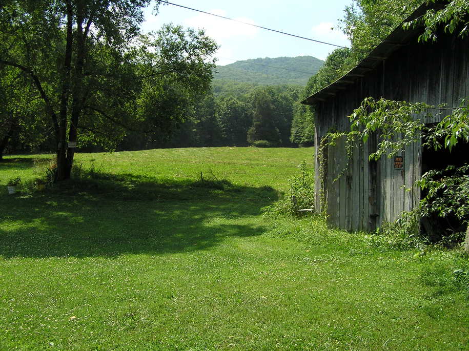 Chilhowie, VA July in Chilhowie Looking toward WhiteTop Mountain