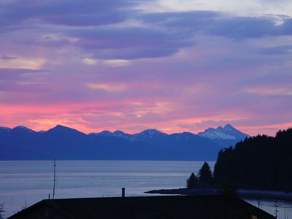 Angoon, AK: Angoon sunset