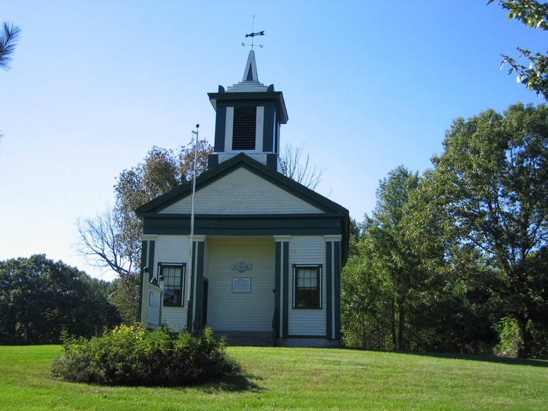 Charlton, MA The Historic one room School house on Northside Road