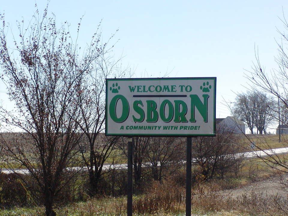 Osborn, MO: Welcome Sign