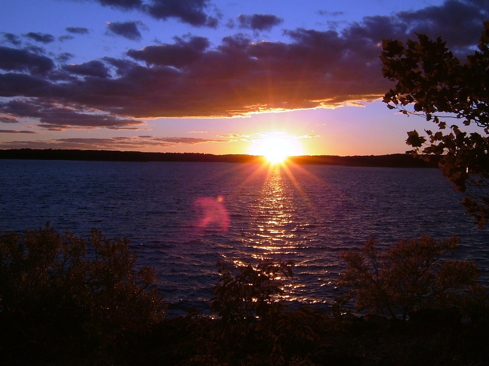 Stockton, MO: Taken from Crab Tree Cove this past fall