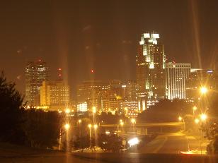 Raleigh, NC: Raleigh Skyline at Night