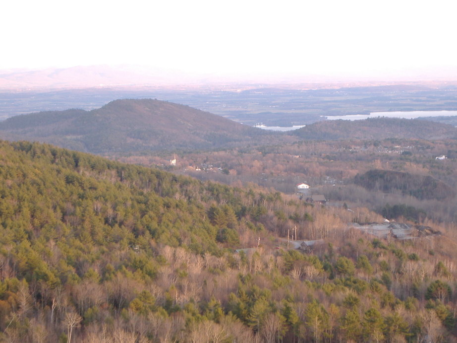 Mineville-Witherbee, NY: veiw of mineville witherbee from belfry mountain tower apx 1800 ft ..
