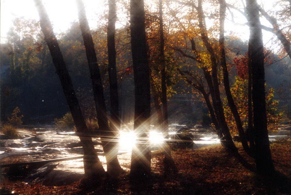 Ware Shoals, SC River Scene At Ware Shoals Park photo, picture, image