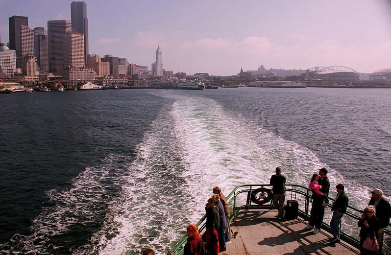 Seattle, WA: Leaving Seattle on a ferry