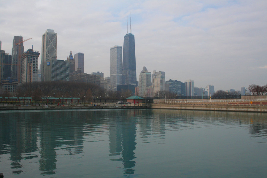 Chicago, IL: Chicago's Gold Coast from Navy Pier