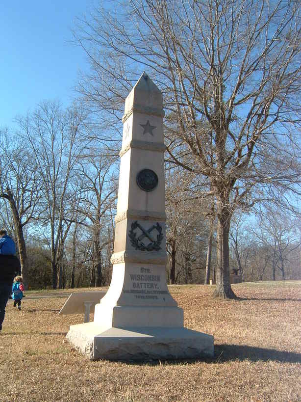 Chickamauga, GA: Monument at the battlefield