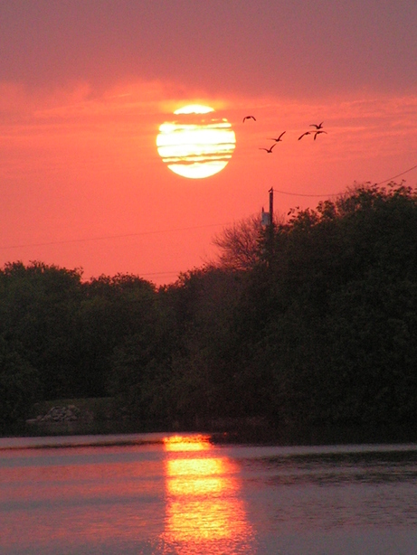 Indian Lake, TX: Indian Lake, TX, Sunrise on the water 2