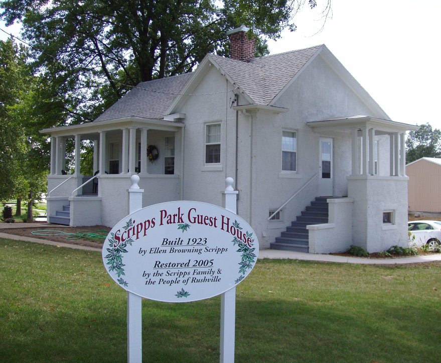 Rushville, IL Restored Scripps Family Home in Scripps Park, Rushville