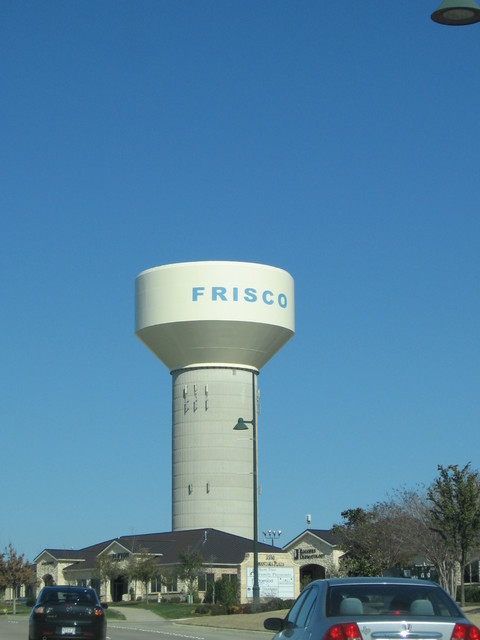 Frisco, TX: Frisco, TX Water Tower