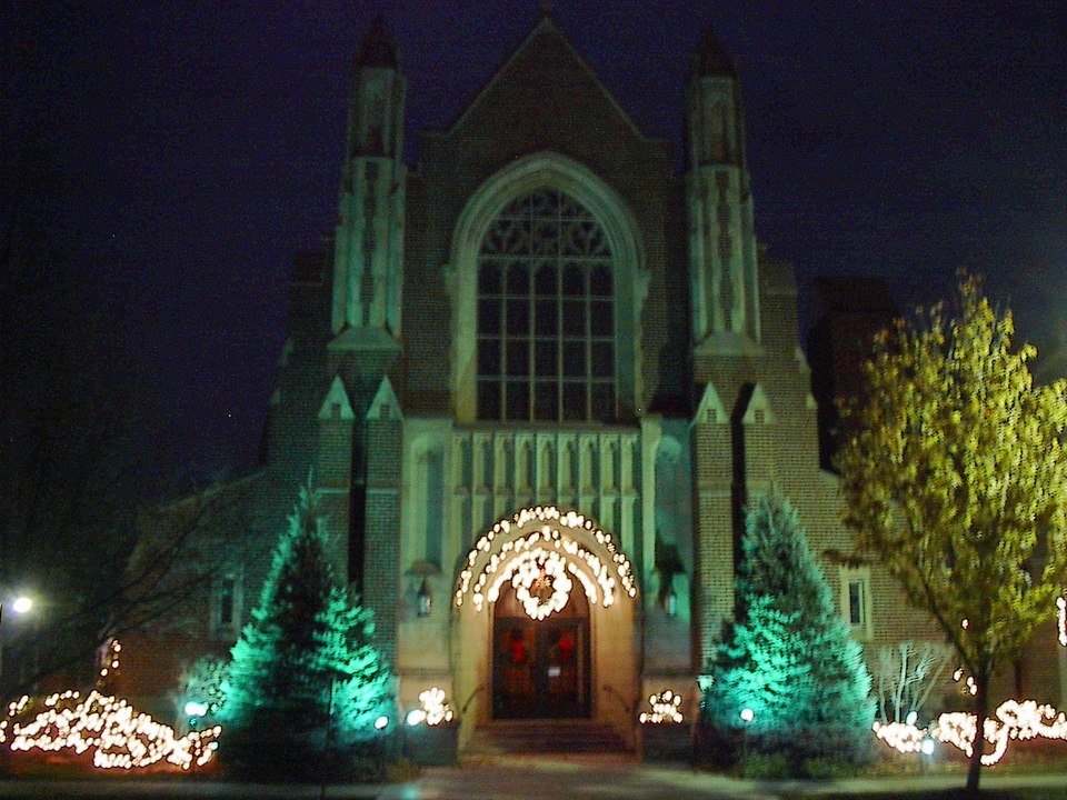 Oak Harbor, OH: St Johns Lutheran Church, Oak Harbor,OHIO - X-mas 2004