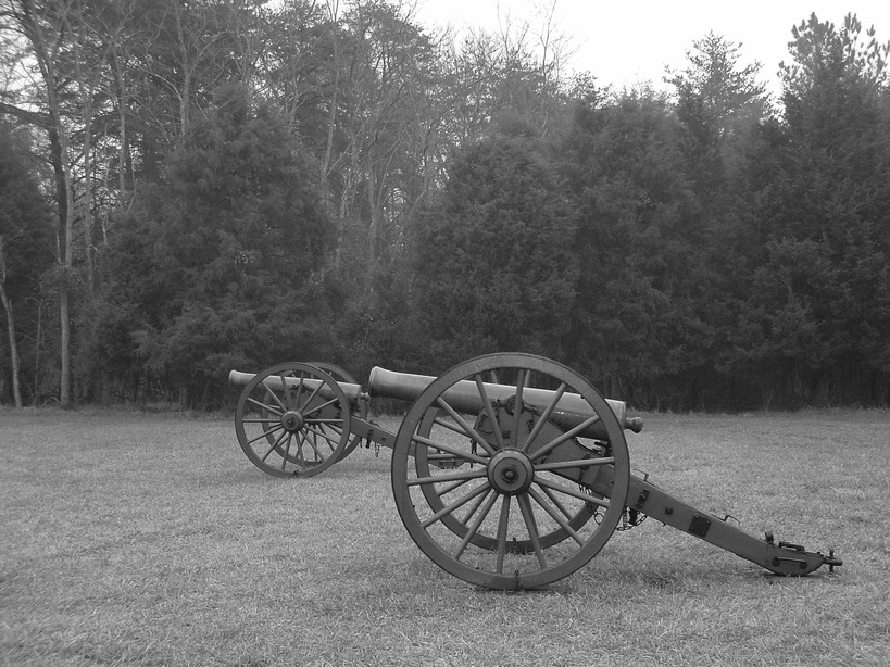 Spotsylvania Courthouse, VA: double cannons