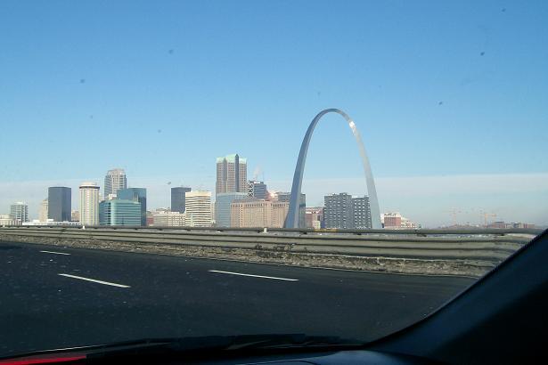 St. Louis, MO: St. Louis from the Poplar Street Bridge