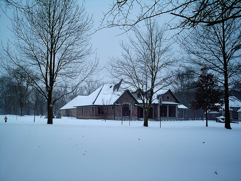 Terre Haute, IN: ISU campus in winter