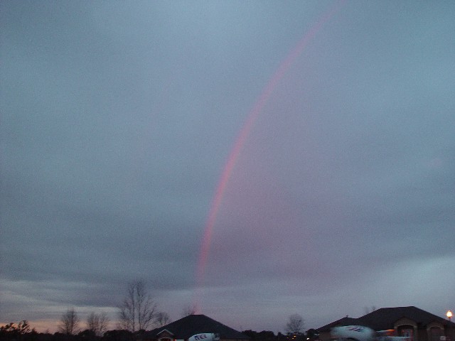 Belleview, FL: Morning Rainbow in Belleview